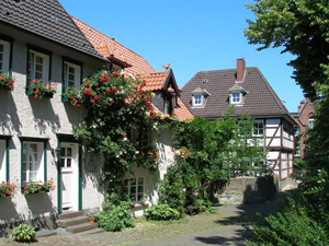 Werl, historischer Stadtkern. Foto: Andreas Pradel 